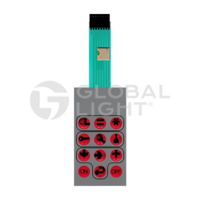 Tokheim WWC o COCA Conjunto de superposición de teclado